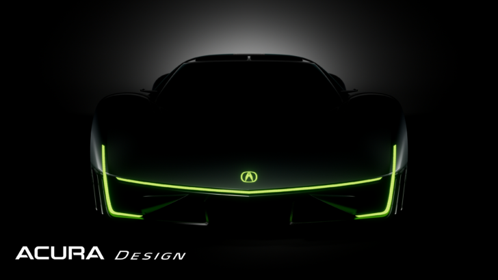 Acura представила электрический концептуальный суперкар Electric Vision