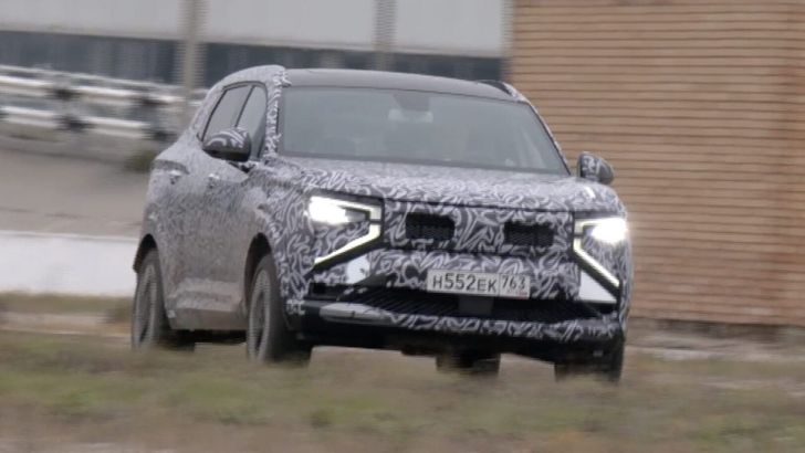 LADA Azimut на тестах. Скриншот из видео АвтоВАЗа
