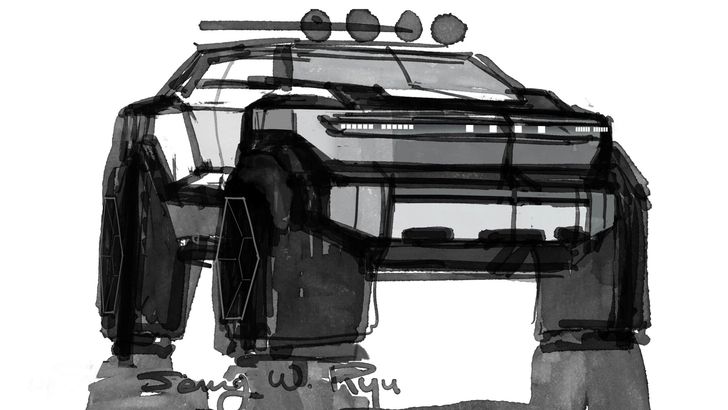Crater Concept. Эскиз Hyundai