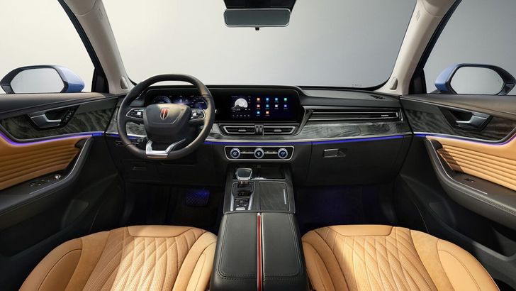 Интерьер Hongqi HS5