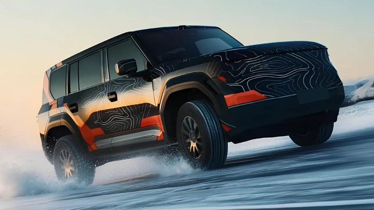 GAC Trumpchi T75 в камуфляже