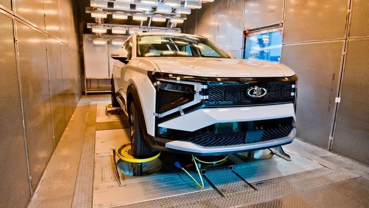 Испытания LADA Azimut на вибростенде Испытания LADA Azimut на вибростенде